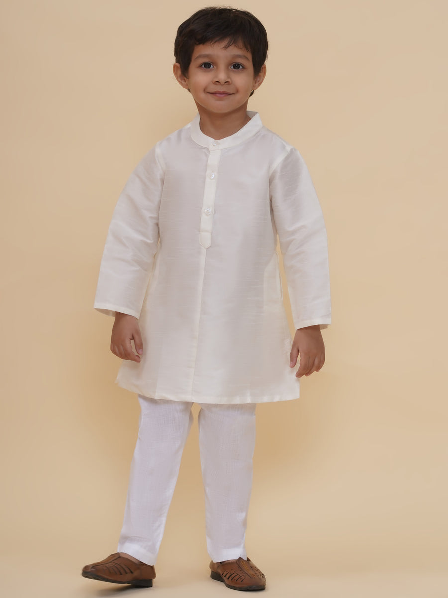 Boys Slub Dupion Kurta