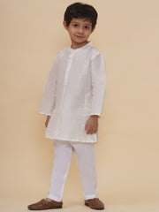 Boys Slub Dupion Kurta Pyjama Set