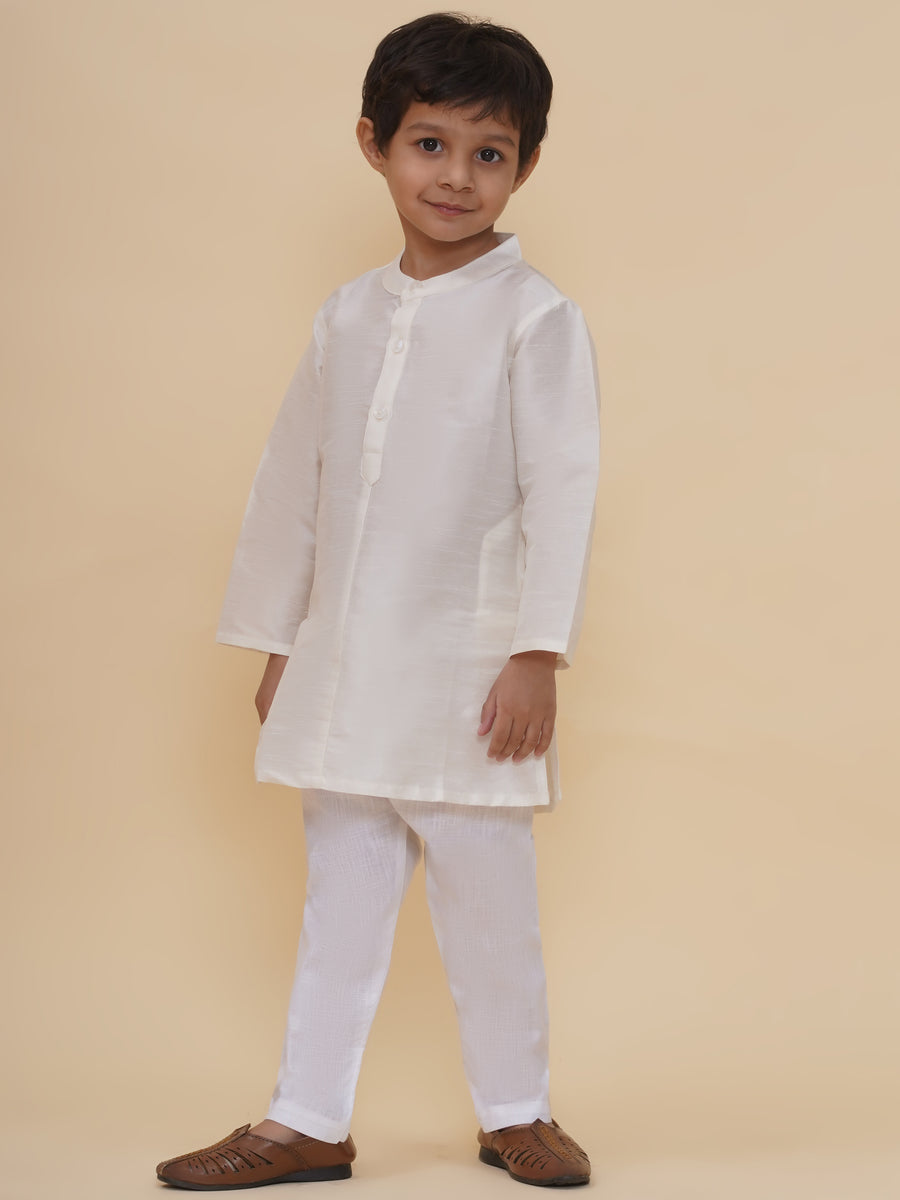 Boys Slub Dupion Kurta