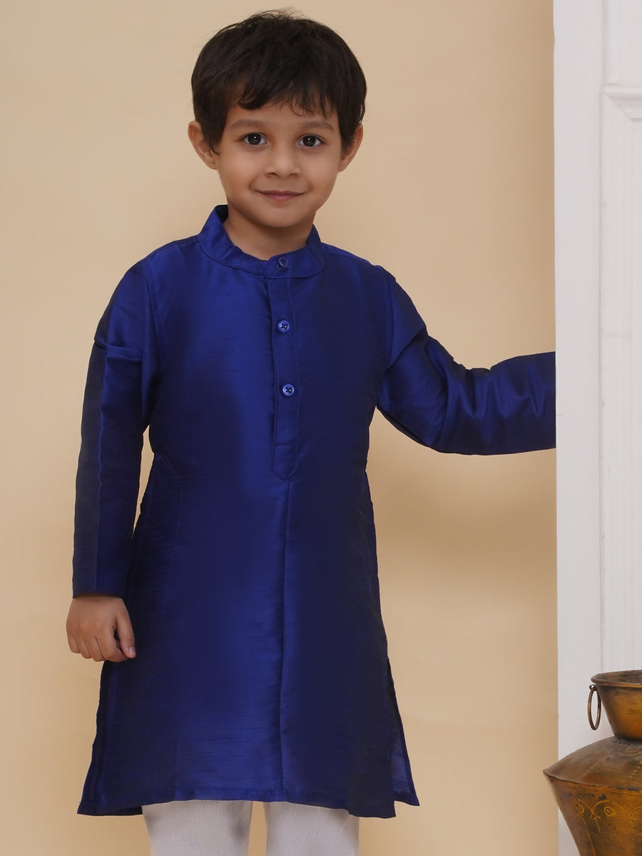 Boys Slub Dupion Kurta