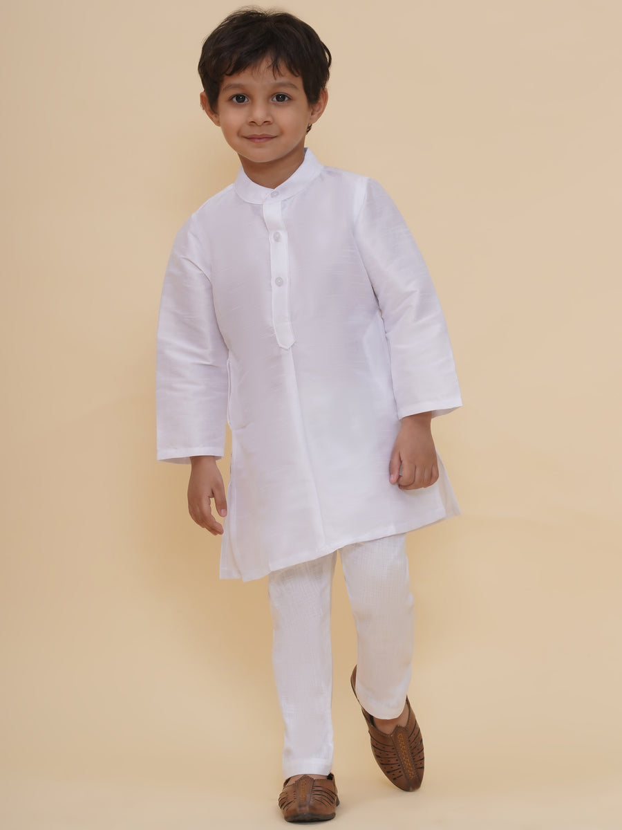 Boys Slub Dupion Kurta