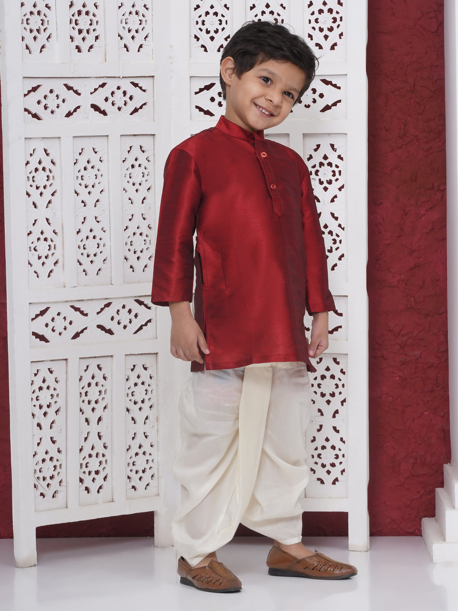 Boys Slub Dupion Kurta