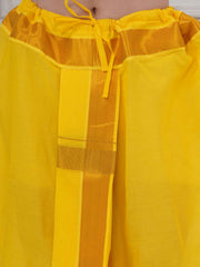 Mens Yellow Colour Readymade DhotiPant