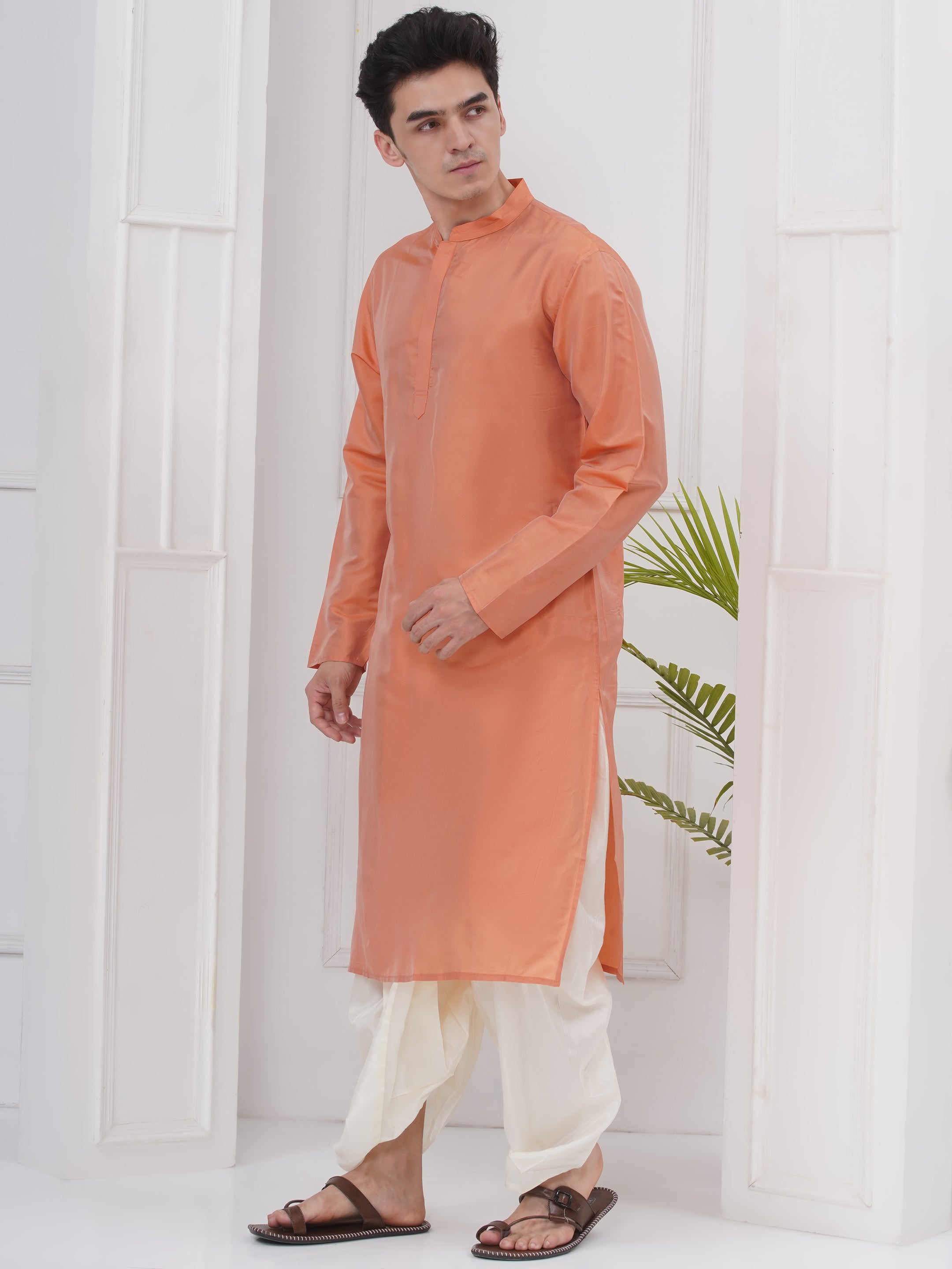 Mens Readymade Kurta DhotiPant Set