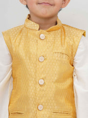 Boys Mandarin Collar Nehru Jacket.