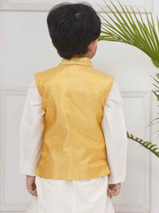 Boys Mandarin Collar Nehru Jacket.