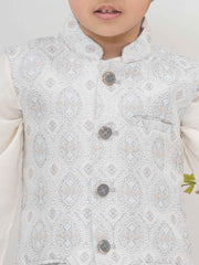 Boys Mandarin Collar Nehru Jacket.