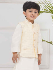 Boys Mandarin Collar Nehru Jacket.