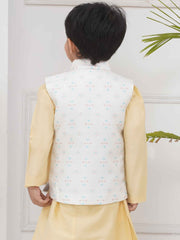 Boys Mandarin Collar Nehru Jacket.