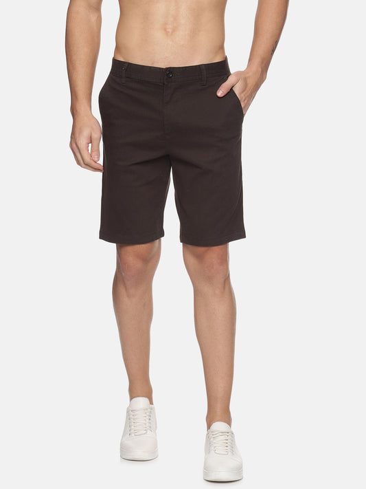 Men Olive Colour Casual Shorts