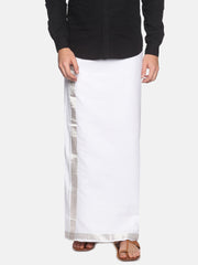 Men Cotton Traditional  White Colour Regular Dhoti