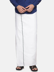 Men Cotton Traditional  White Colour Regular Dhoti