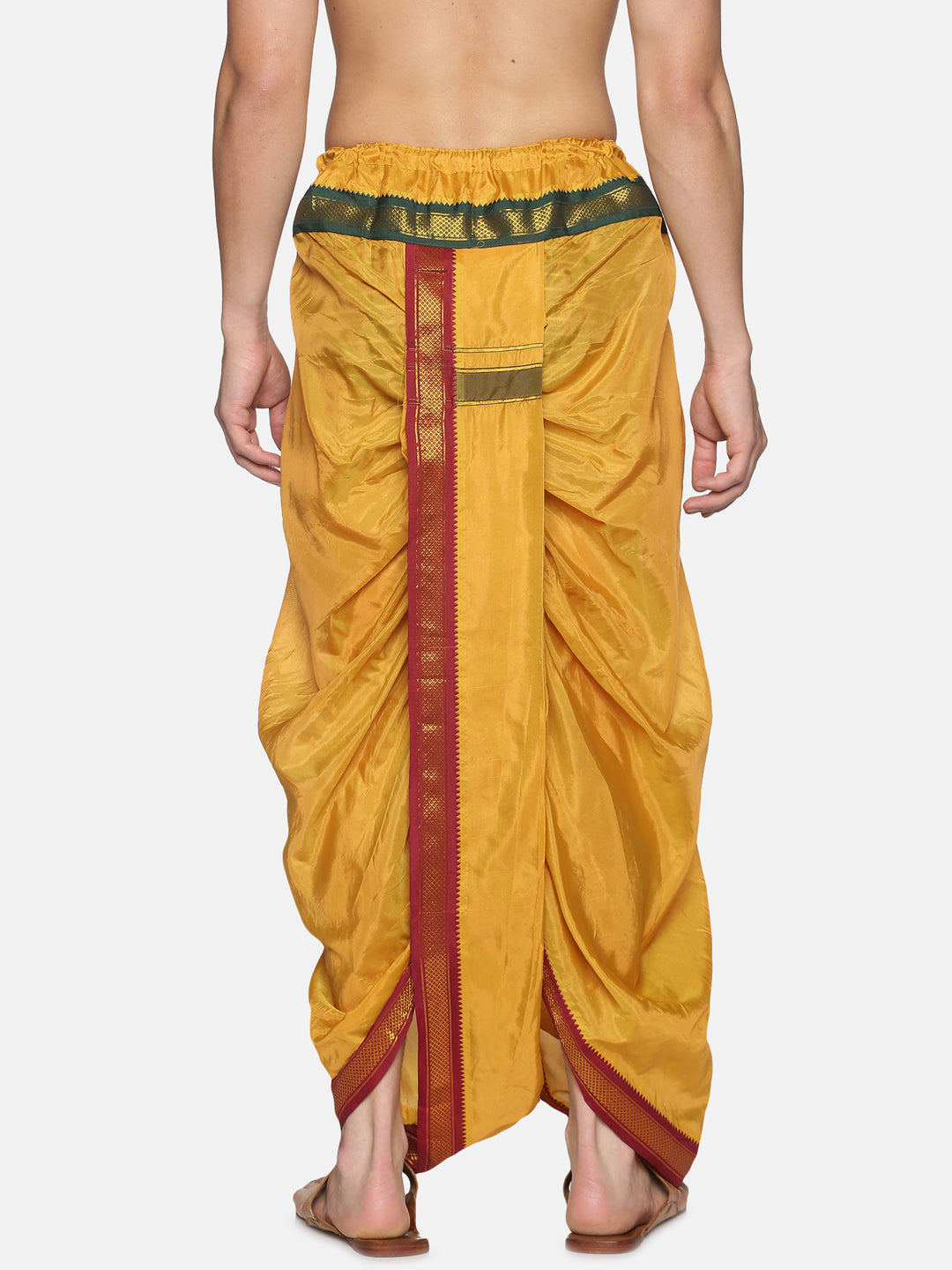 Chandrakala Women's Yellow Pure Cotton Plain Patiala Dhoti Salwar Indian  Pants,Large (P107YEL3) | WantItAll
