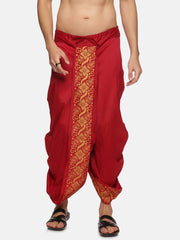 Men Colour Polyester Dhoti Pant / Panjakejam