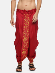 Men Colour Polyester Dhoti Pant / Panjakejam