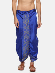 Men Blue Colour Polyester Panjakejam / Dhoti Pant.