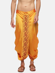 Men Yellow Colour Polyester Panjakejam / Dhoti Pant.