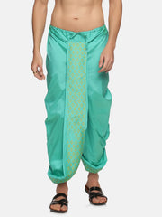 Men Green Colour Polyester Panjakejam / Dhoti Pant.